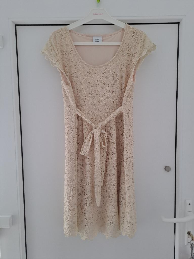 Mamalicious beige kanten zwangerschapsjurkje - maat large, Kleding | Dames, Zwangerschapskleding, Mamalicious, Maat 42/44 (L)