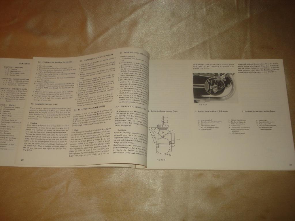 YAMAHA RD125 - RD200 Ancien Manuel d'Entretien et Réparation, Motoren, Ophalen of Verzenden, Yamaha