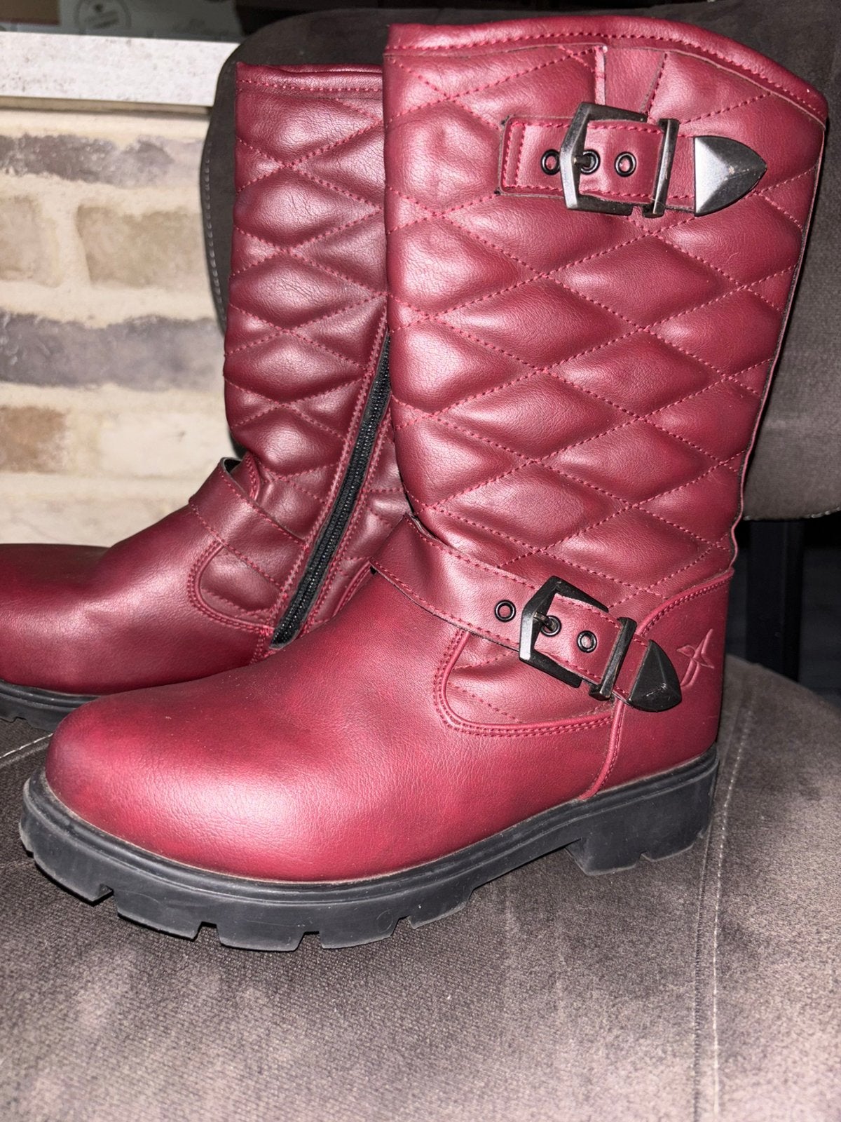 Bottes bordeaux poiture 35, Ophalen, Meisje, Nieuw, Laarzen