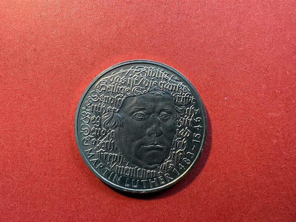 Duitsland - 5 Mark 1983 G - Martin Luther (#331#), Ophalen of Verzenden, Duitsland, Losse munt