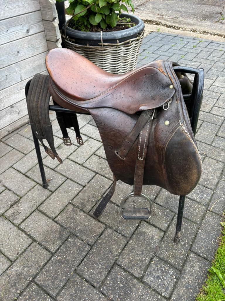 Zadel+dekje+hoofdstel te koop, Dieren en Toebehoren, Paarden en Pony's | Zadels, Ophalen, Gebruikt