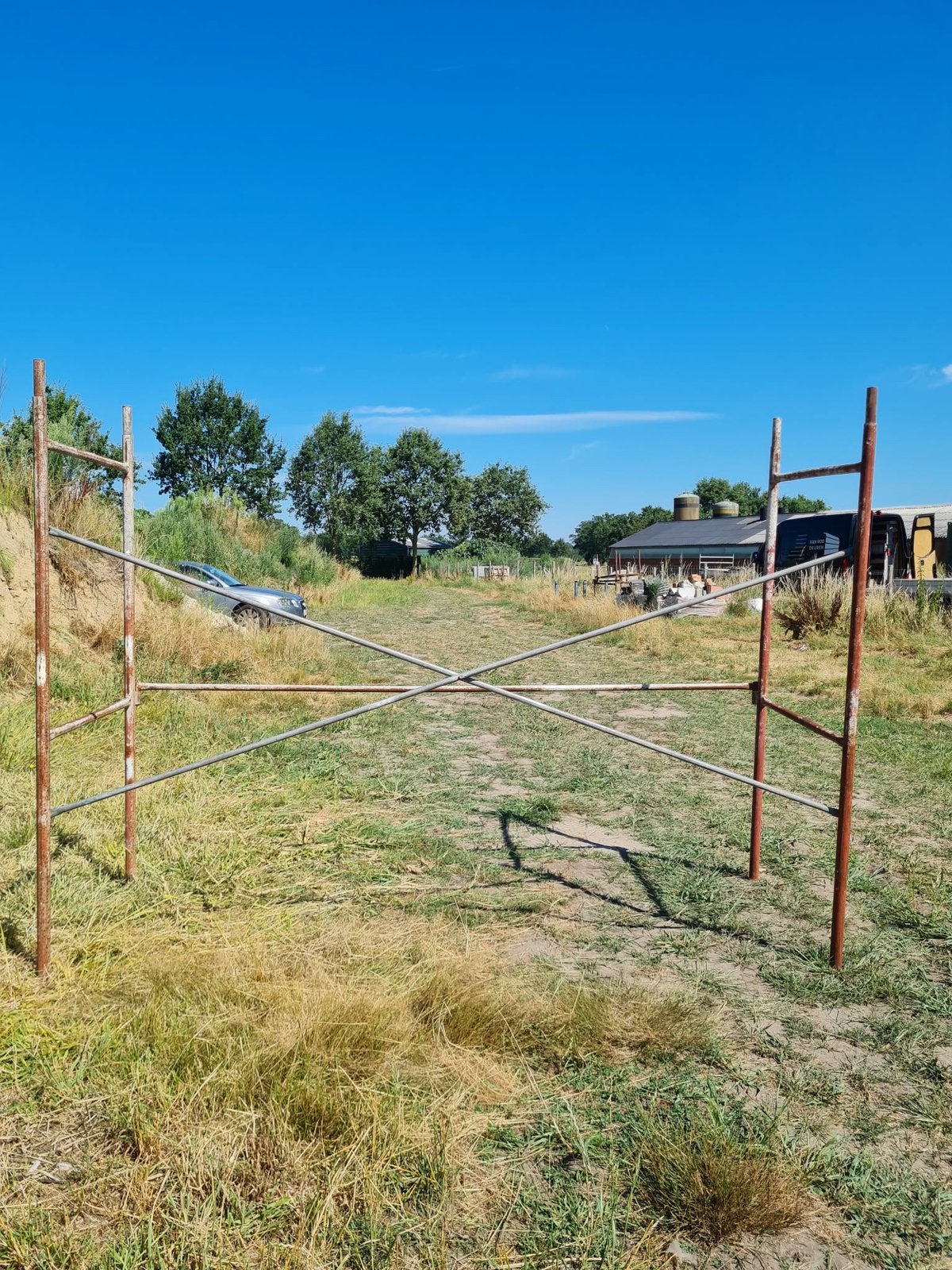 Stelling voor de zelfbouwer, Ophalen, Gebruikt, Gevelsteiger, 5 meter of hoger