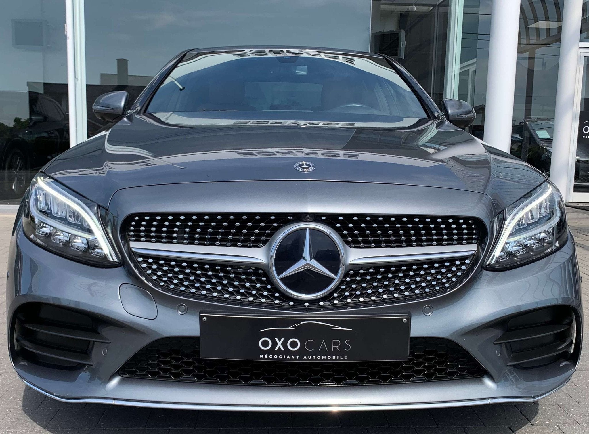 Mercedes-Benz C-Klasse 180 i 156CV / PACK AMG / BOITE AUTO /, Autos, Mercedes-Benz, Cuir, Argent ou Gris, Achat, Automatique