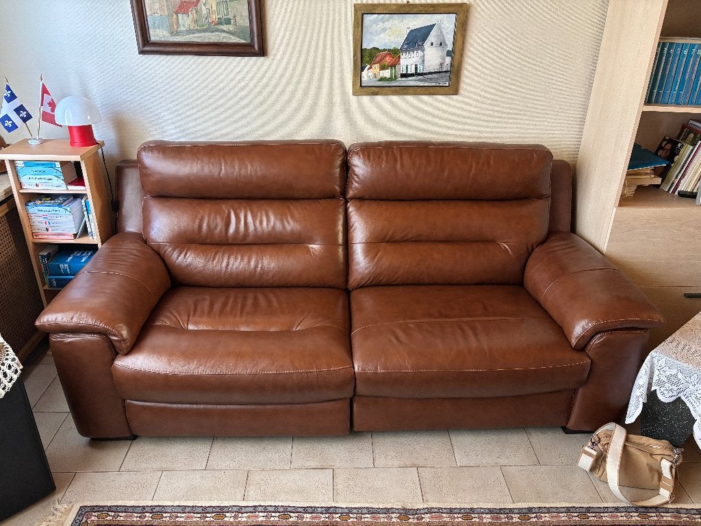 Lederen Salon, Ophalen, Gebruikt, Leer
