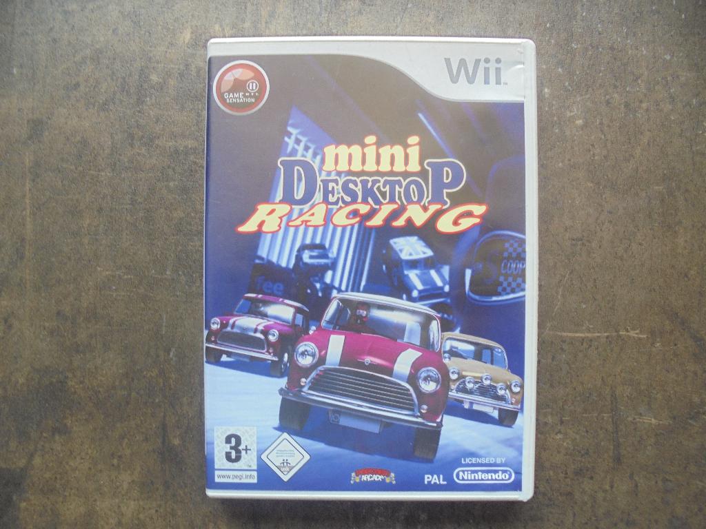 Mini Desktop Racing voor Wii (zie foto's), Games en Spelcomputers, Games | Nintendo Wii, Gebruikt, Racen en Vliegen, Ophalen of Verzenden
