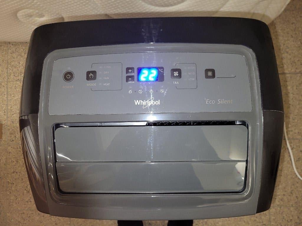 Mobiele airco Whirlpool PACB212HP, Elektronische apparatuur, Ophalen, Koelen en Ontvochtigen, Minder dan 60 m³, Timer