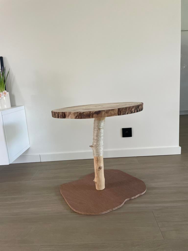 Natuurlijke houten krabpaal, Dieren en Toebehoren, Krabmeubelen, Ophalen, Nieuw, Krabpaal