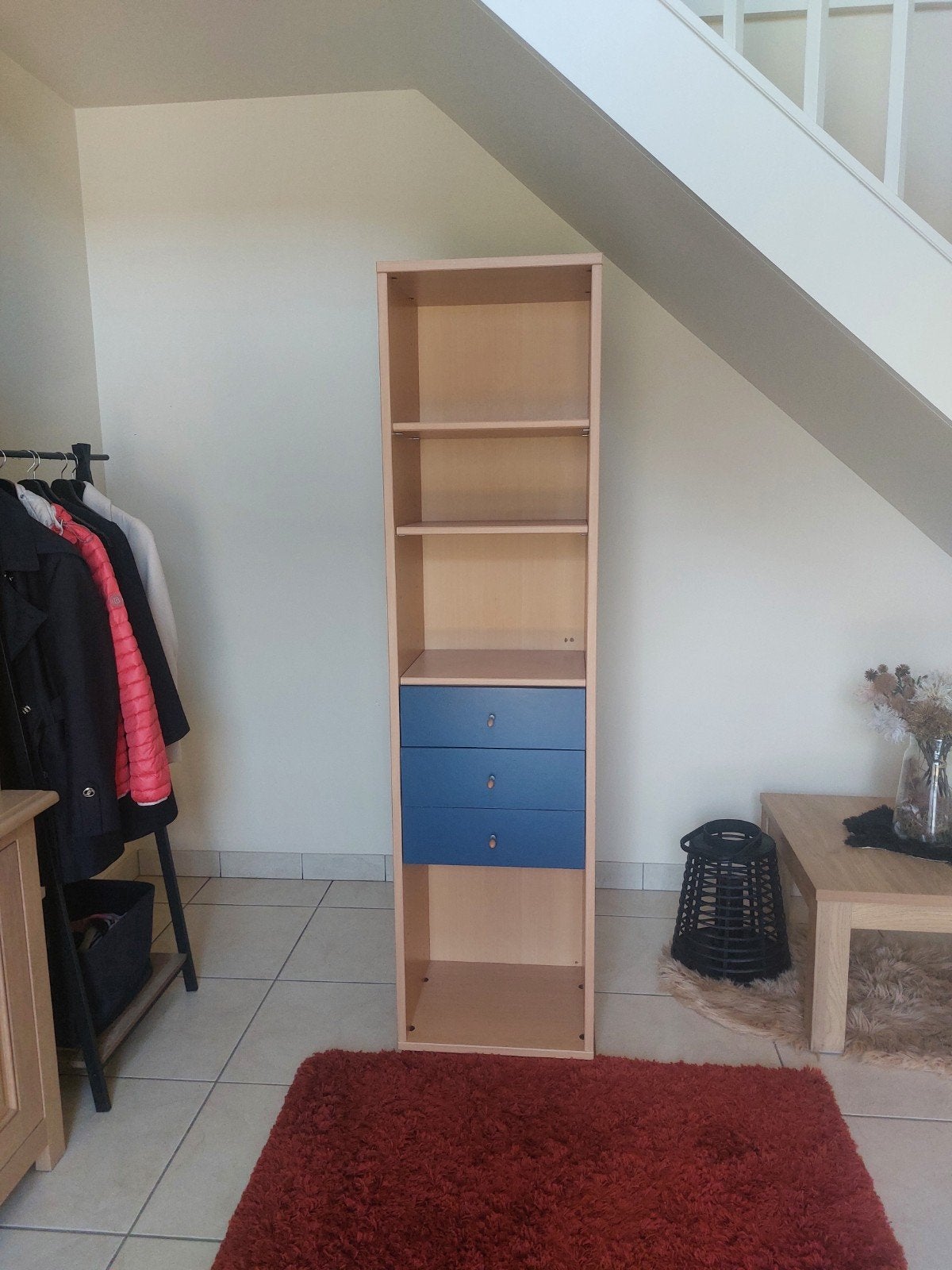 Stevige boekenkast  186 H  x 48 Bx 40 D  cm, Ophalen