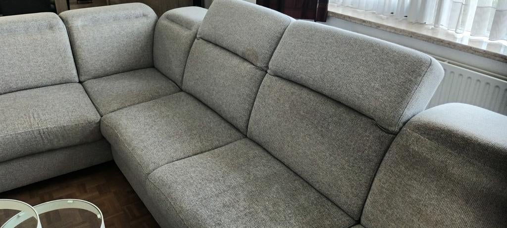 Salon xxl met loungezetel, Ophalen, Stof