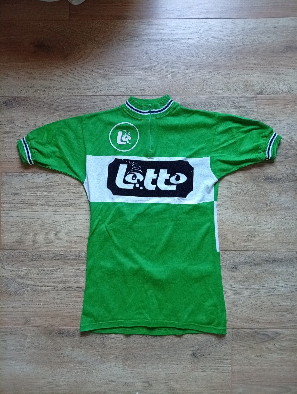 Wielertrui Vintage Lotto, Ophalen of Verzenden