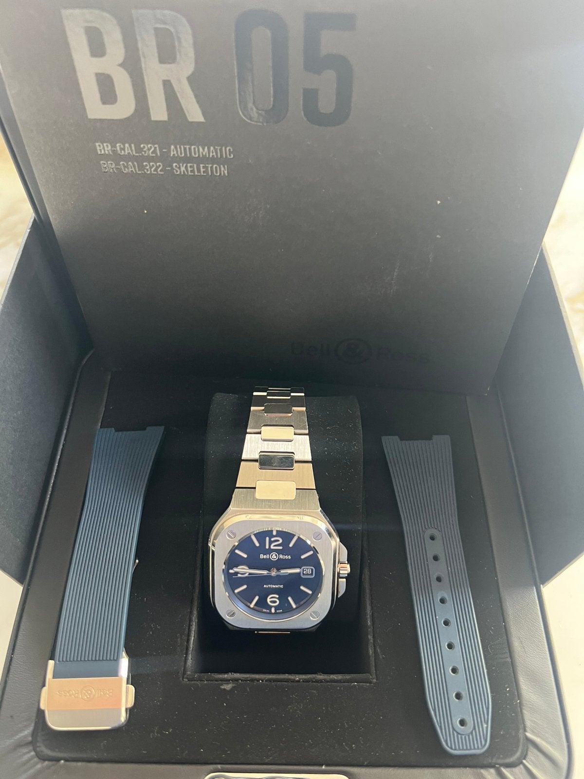 Bell&Ross BR05 Bleue, Bijoux, Sacs & Beauté, Montre-bracelet, Autres marques, Enlèvement, Acier