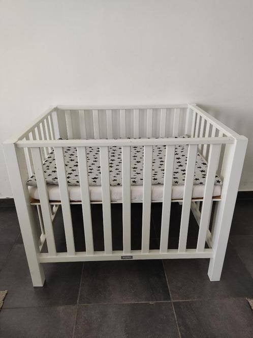 Box / park + matras, Kinderen en Baby's, Ophalen, Gebruikt, Vierkant, In hoogte verstelbaar