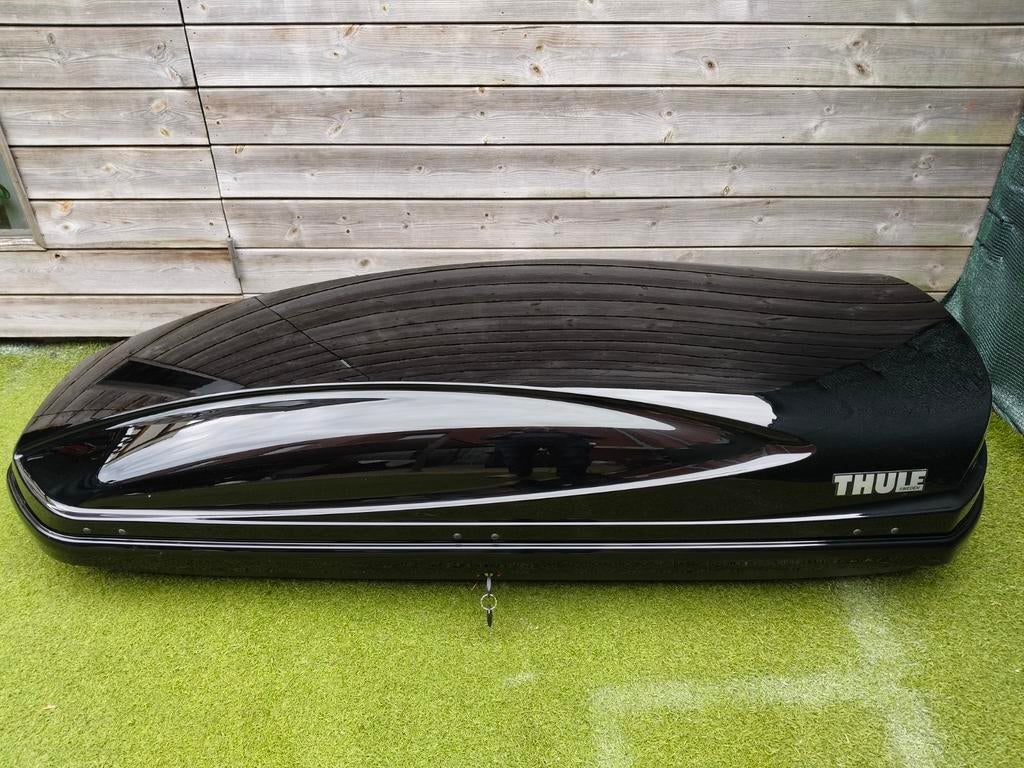 Zwarte glossy dakkoffer Atlantis 780, Autos : Divers, Coffres de toit, Enlèvement