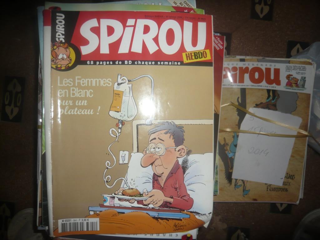JOURNAL SPIROU, Collections, Enlèvement, Journal