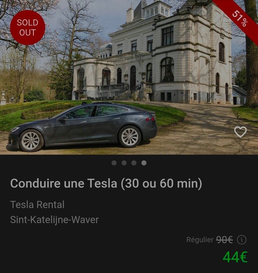 Rijd 30 minuten in een Tesla S90 D, Tickets en Kaartjes