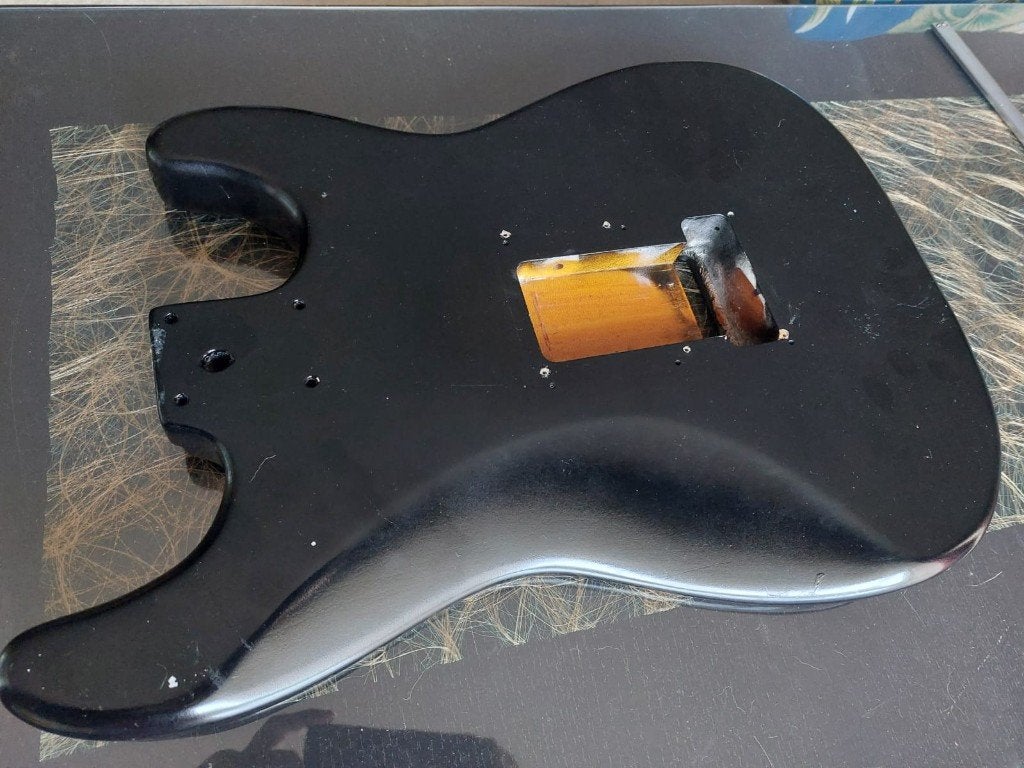 Body Stratocaster Lefty, Muziek en Instrumenten, Ophalen of Verzenden, Gebruikt, Elektrische gitaar