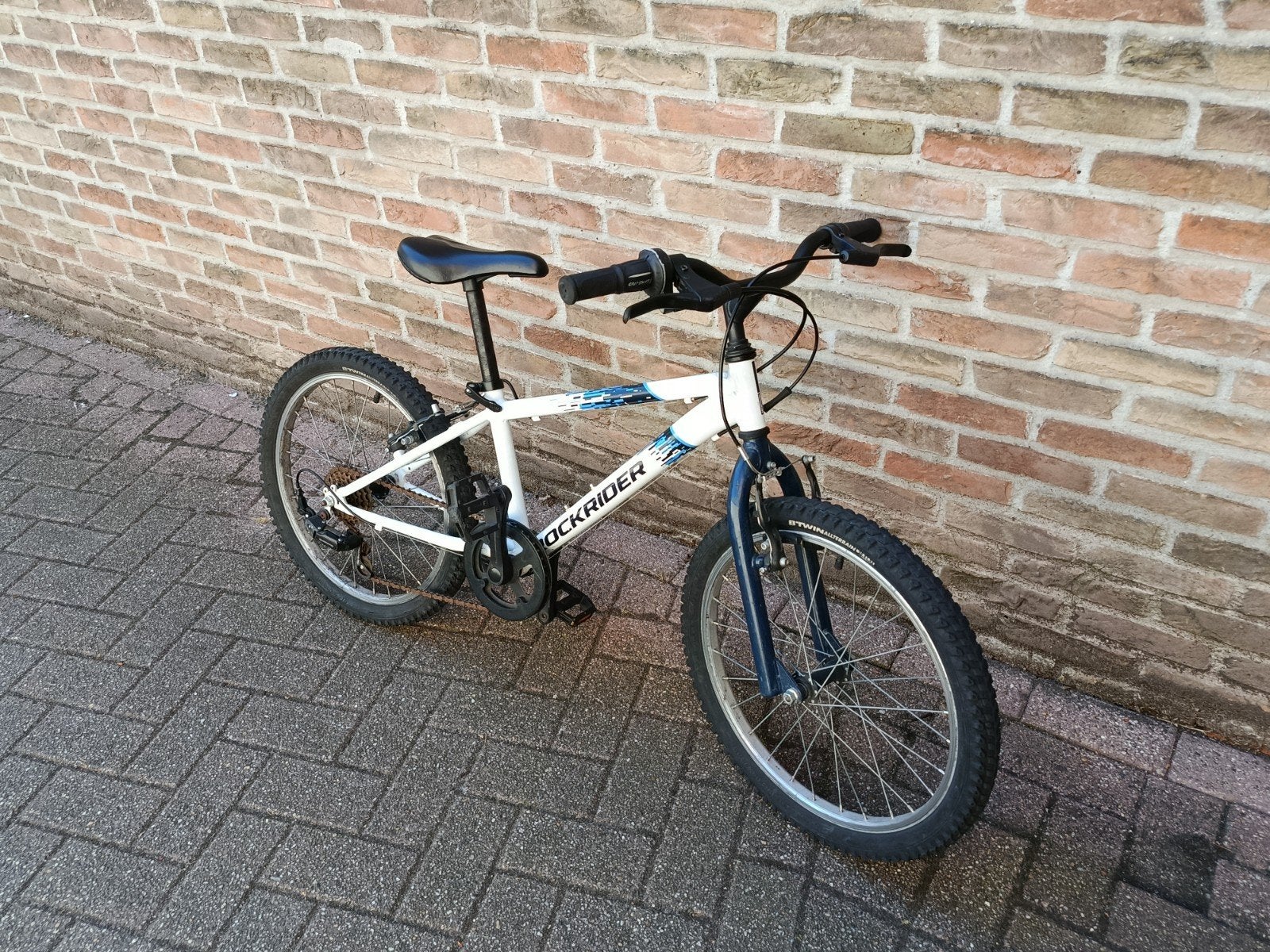 Rockrider Fiets, Fietsen en Brommers, Ophalen, V-brakes, Rockrider (Decathlon), Schijfrem