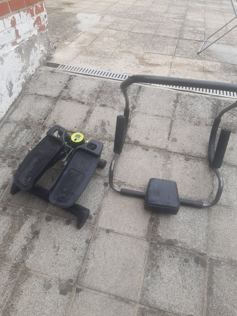 Appareil fitness step et abdominaux, Enlèvement, Utilisé, Jambes