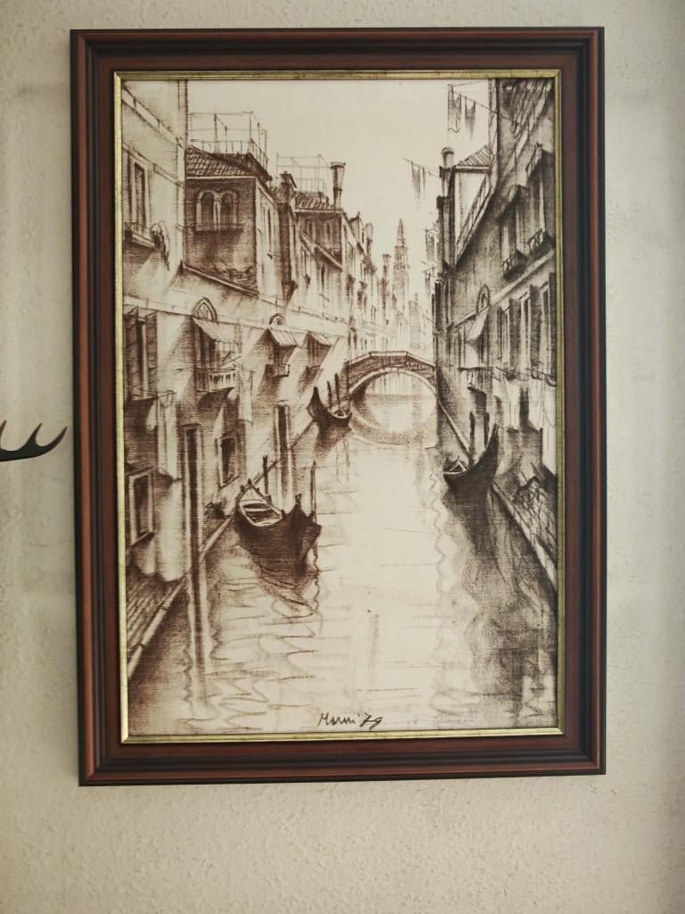 tekening/kader Mauve 79, Antiek en Kunst, Ophalen