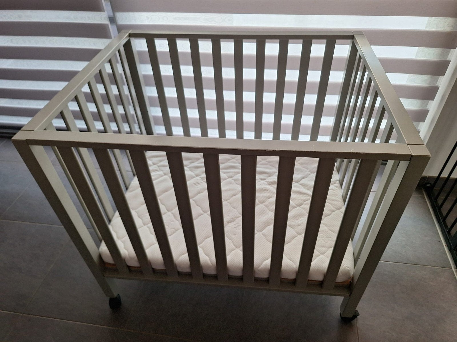 Babypark + matras, Ophalen
