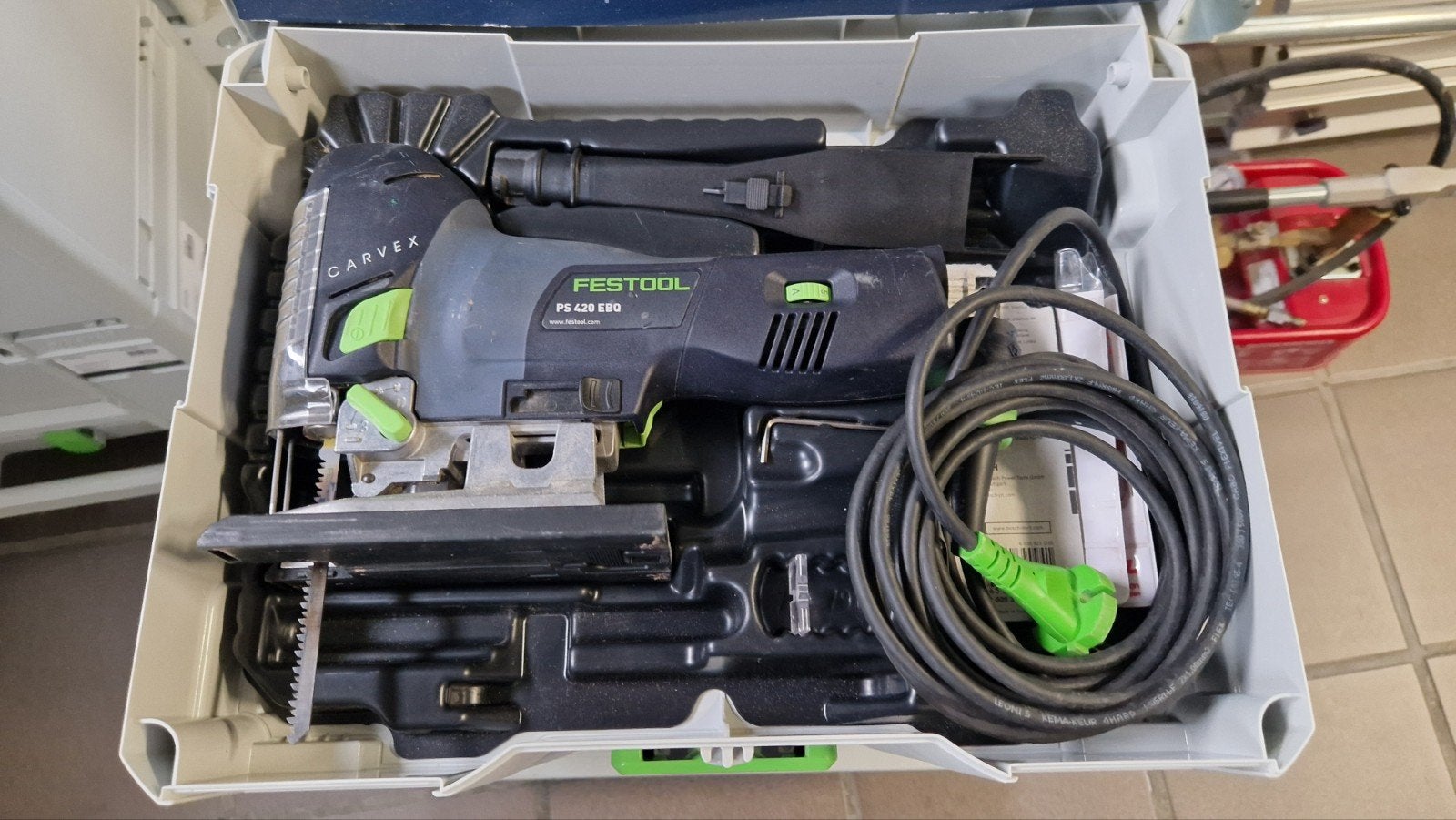 Scie sauteuse Festool PS420 ebq-plus en parfait état, Bricolage & Construction, Outillage | Scies mécaniques, Enlèvement ou Envoi