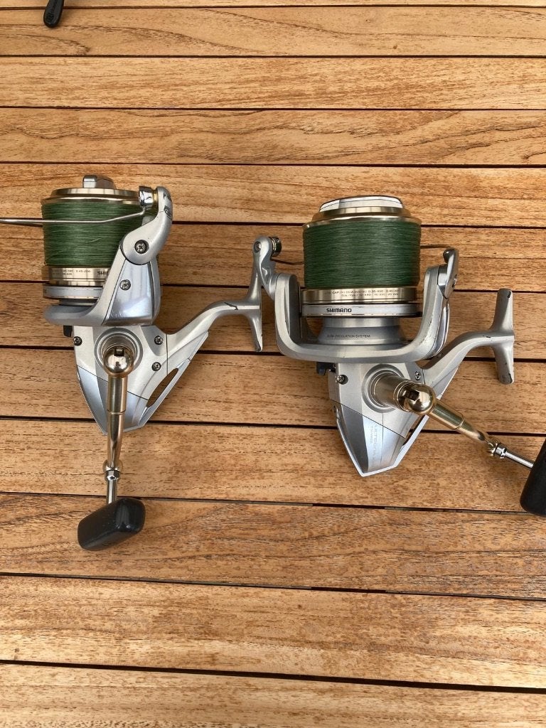 2 Shimano molens Ultegra 10000 XSB, Watersport en Boten, Verzenden, Gebruikt, Molen