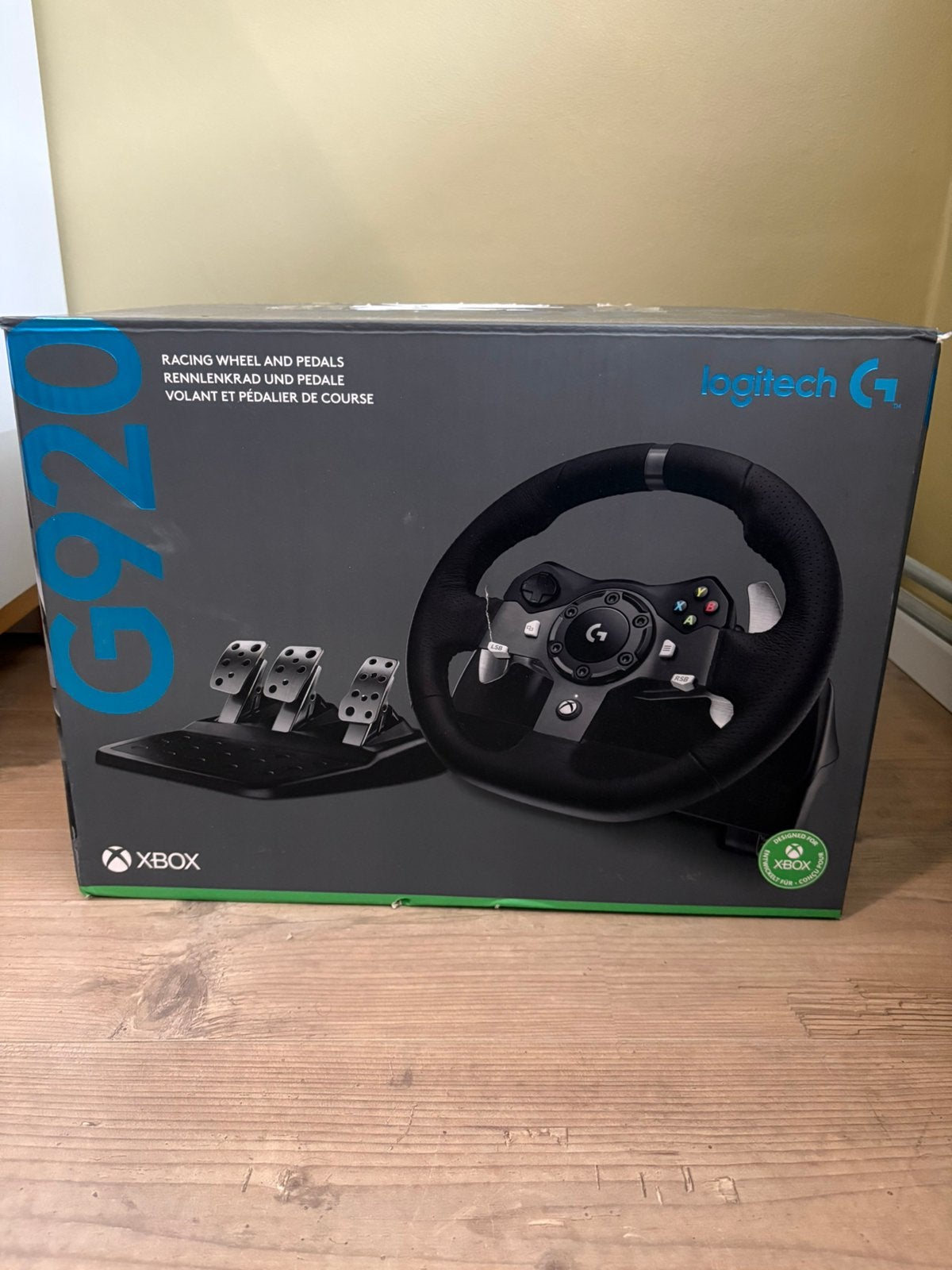 Logitech G920 Racing Wheel + Force Shifter (Xbox & PC), Ophalen, Zo goed als nieuw, Stuurtje of Sportattribuut, Xbox Series S