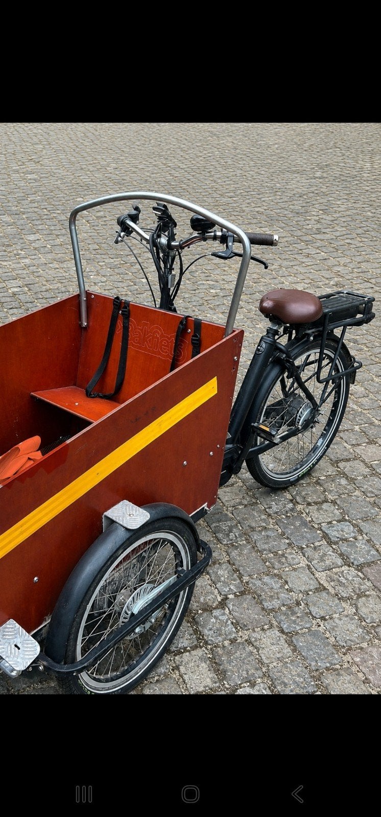 elektrische fiets bakfiets 4 plaats, Ophalen, 4 kinderen of meer, Gebruikt, Elektrisch