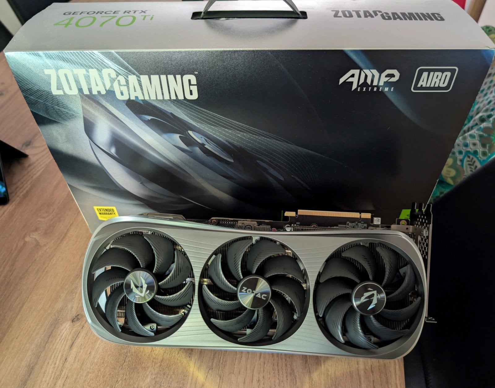 Zotac GeForce RTX 4070 Ti AMP Extreme AIRO, Computers en Software, Videokaarten, Nvidia, PCI, Ophalen of Verzenden