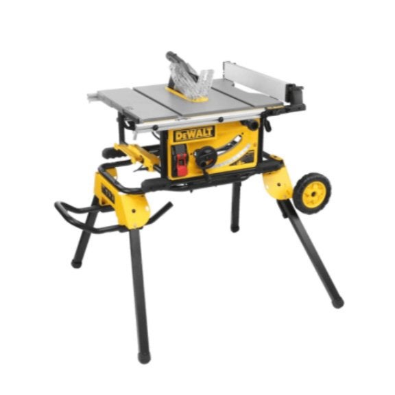 DeWalt DWE7492Set tafelzaag + onderstel, Ophalen