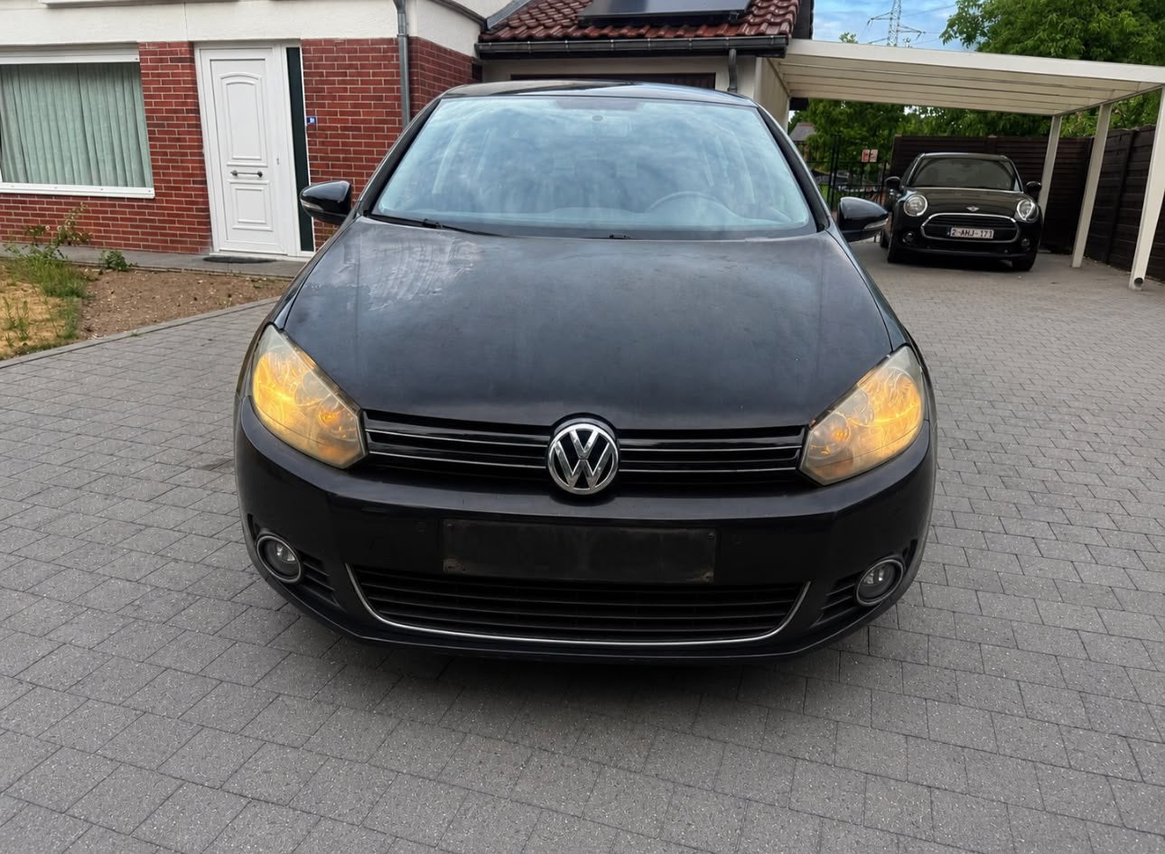 Volkswagen Golf 1.6 CR TDi navi,airco,parkeersensoren, Voorwielaandrijving, Euro 5, Stof, Zwart