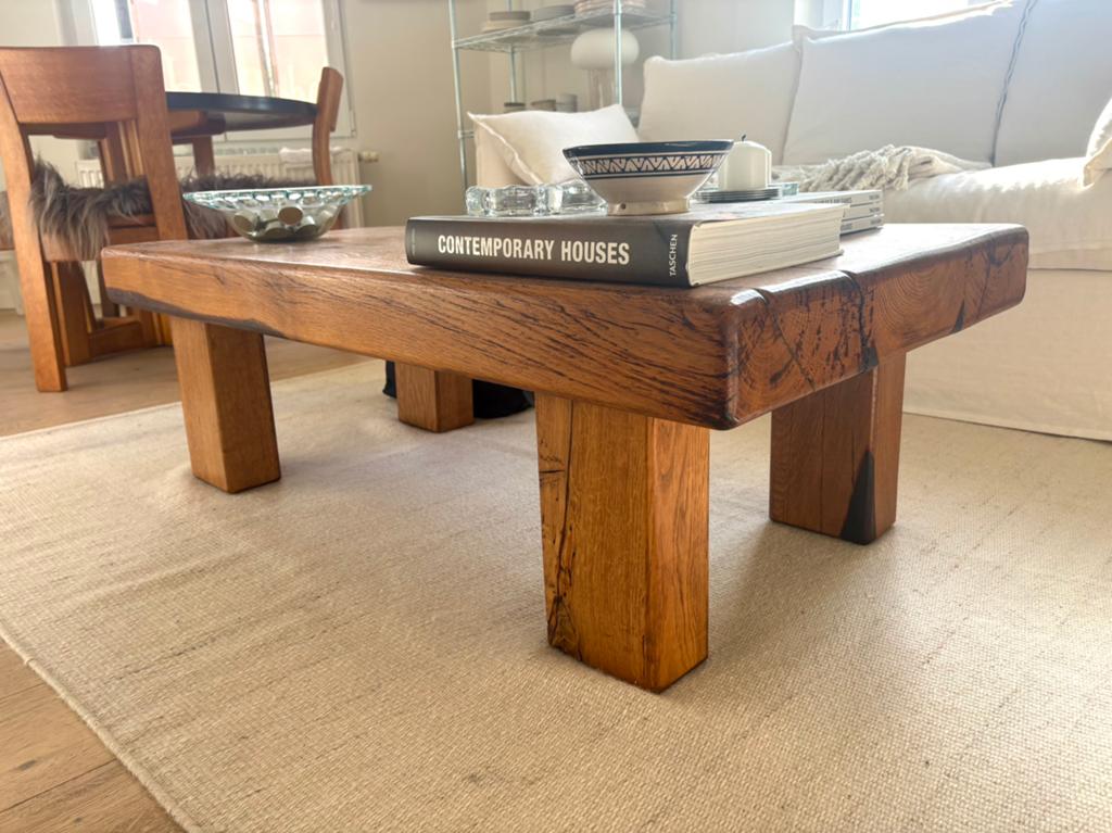 Vintage brutalist coffee table, Sport en Fitness, Biljarten en Poolen, Ophalen, Zo goed als nieuw