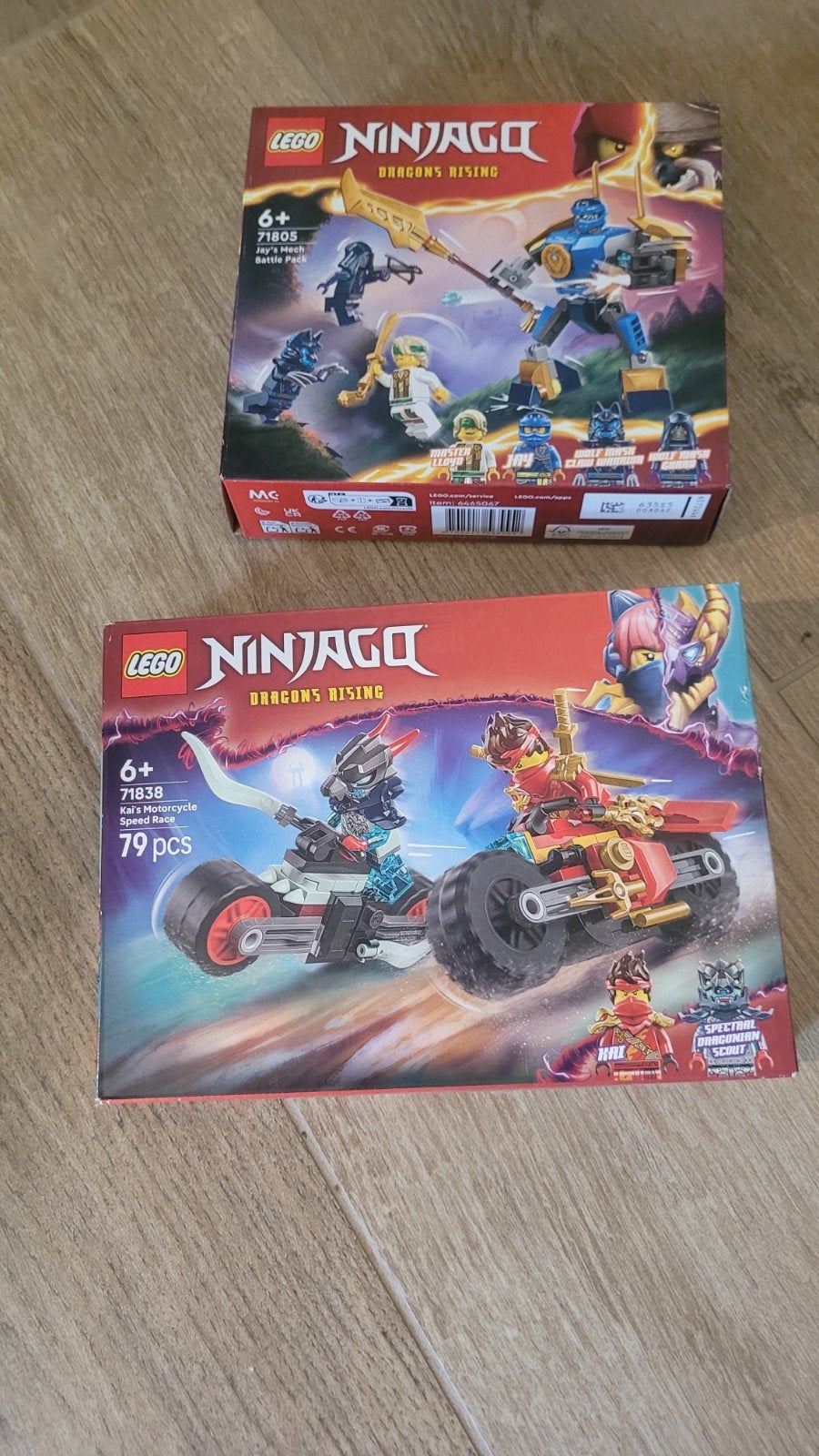 Lego ninjago dragon's rising set  71838 en 71805, Enlèvement, Lego, Ninjago