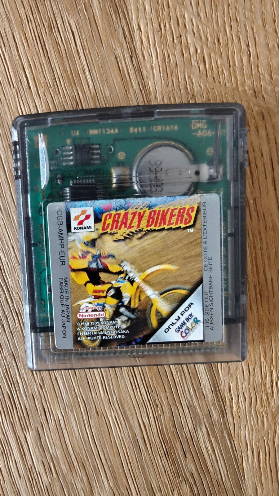 Crazy Bikers - Nintendo GameBoy, Enlèvement