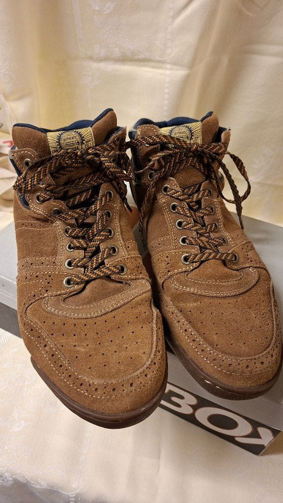 belles chaussures pour hommes taille 44, Enlèvement ou Envoi, Brun, Bull Boxer, Porté