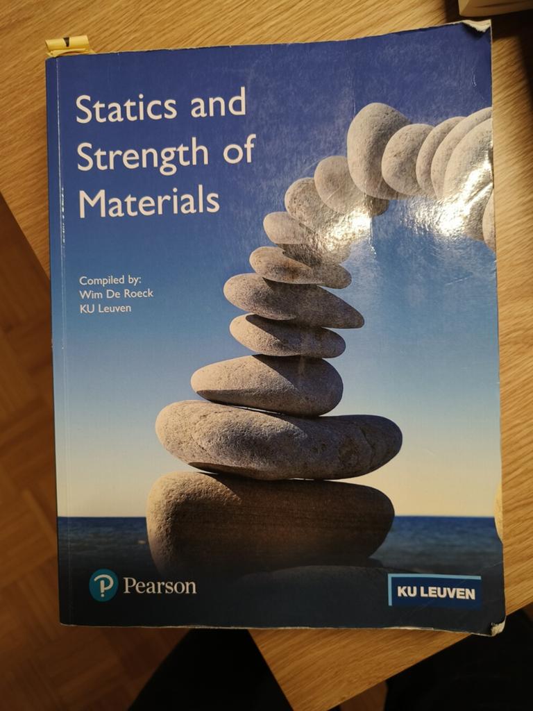 Statics & strength of materials - Wim de Roeck, Boeken, Ophalen of Verzenden