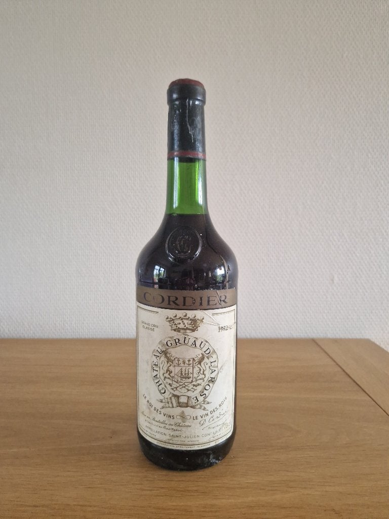 CHATEAU GRUAUD-LAROSE Grand Cru Classé - 1972 - Saint Julien, Neuf, Enlèvement ou Envoi, Pleine, Vin rouge