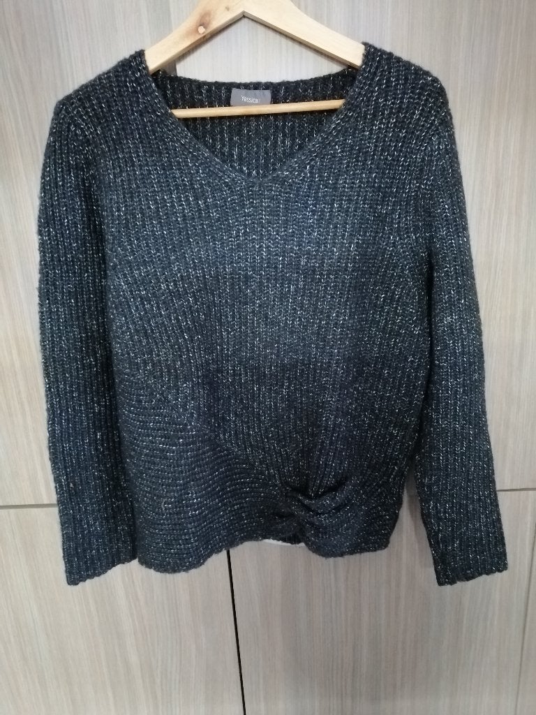 grijze wollen trui YESSICA mt M, Vêtements | Femmes, Pulls & Gilets, Taille 38/40 (M), Gris, Enlèvement ou Envoi, Comme neuf