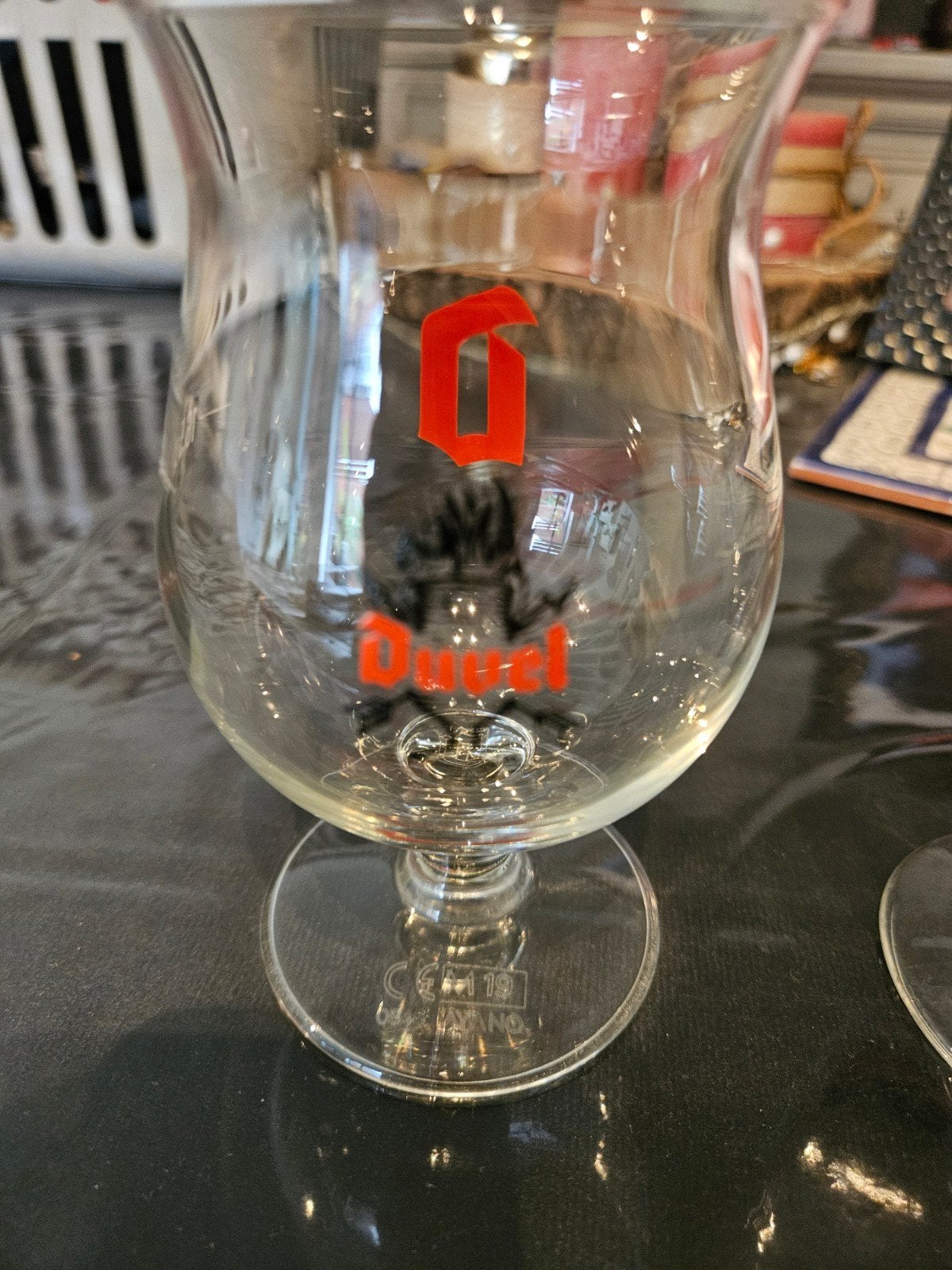 Duvel glaasjes, Ophalen, Duvel