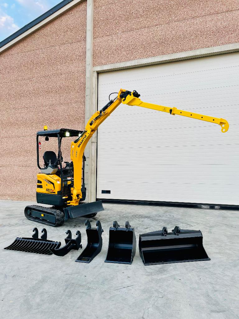 MINIGRAVER 1,8 t/ BINNENDRAAIER/ SHANTUI, Motos, Modes d'emploi & Notices d'utilisation, Enlèvement
