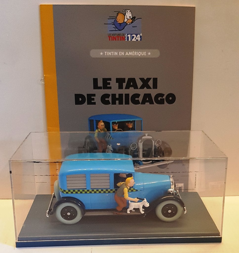 Les voitures de Tintin 1/24 « LE TAXI DE CHICAGO », Collections, Envoi, Tintin, Neuf, Statue ou Figurine