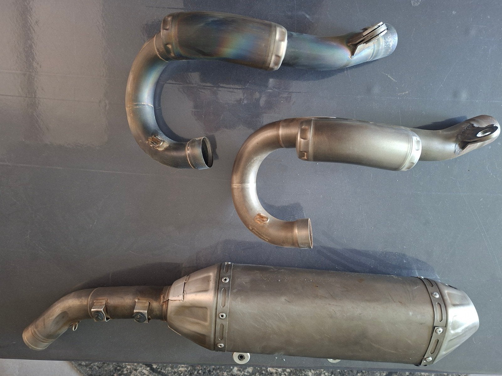 Akrapovic uitlaat ktm sxf gasgas mcf, Motoren, Particulier