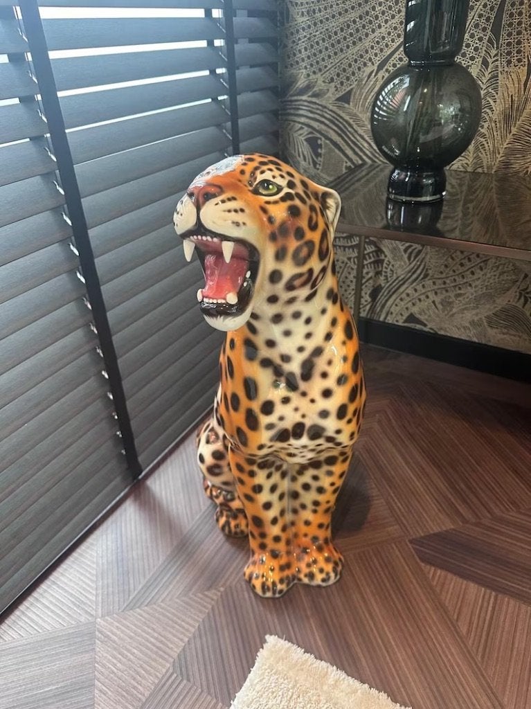 Statue Jaguar, Envoi, Comme neuf, Animal