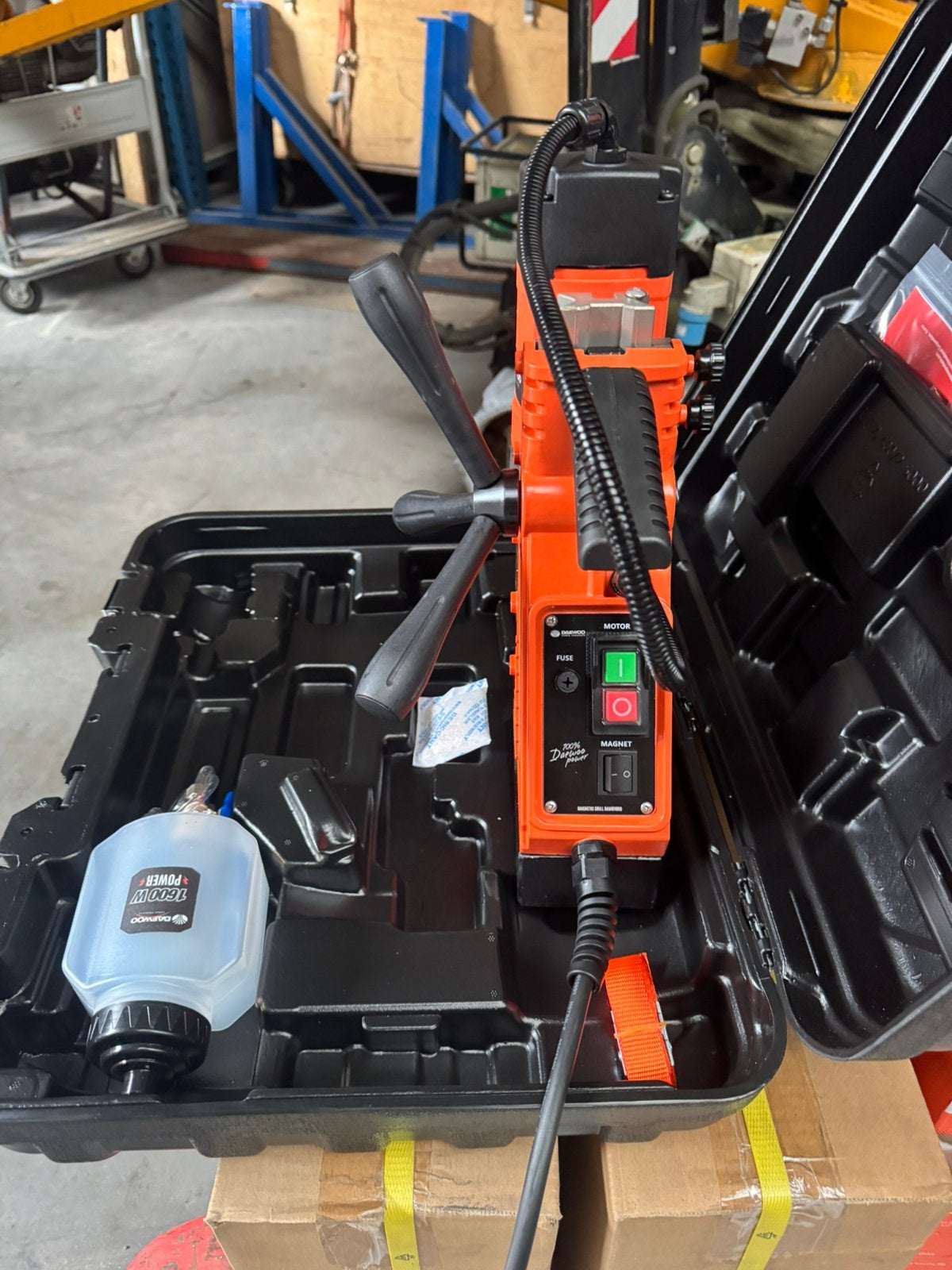 Magneet boormachine nieuw!!, Ophalen, Zo goed als nieuw