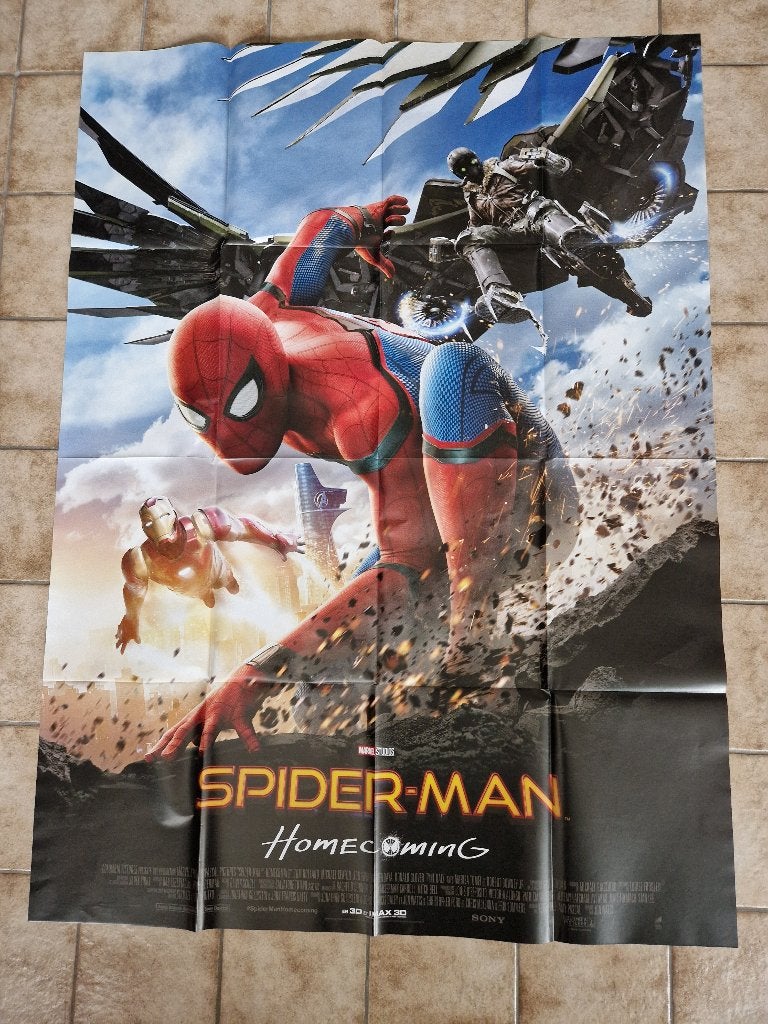 filmaffiche Spiderman Homecoming XL 2017 filmposter, Rechthoekig Staand, Deurposter of groter, Ophalen of Verzenden, Zo goed als nieuw
