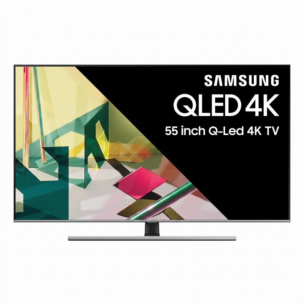 Samsung 55" QLED 4K Smart TV (Q74T) — ZGAN, TV, Hi-fi & Vidéo, Télévisions, Comme neuf, QLED, 100 cm ou plus, 4k (UHD), Samsung