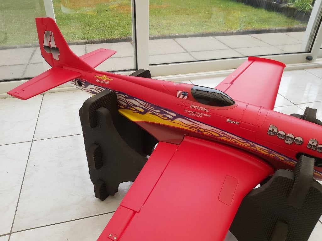 FMS P-51 V2 DAGO RED PNP (avec Reflex V2), Enlèvement, Neuf, Électro