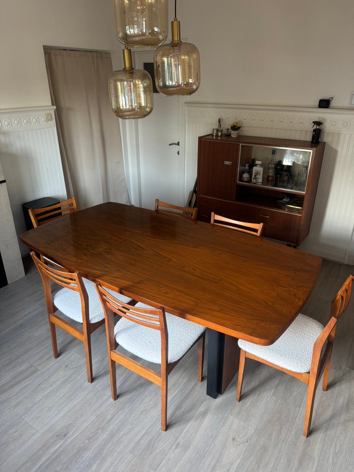 Table à manger en bois massif, Enlèvement, Comme neuf