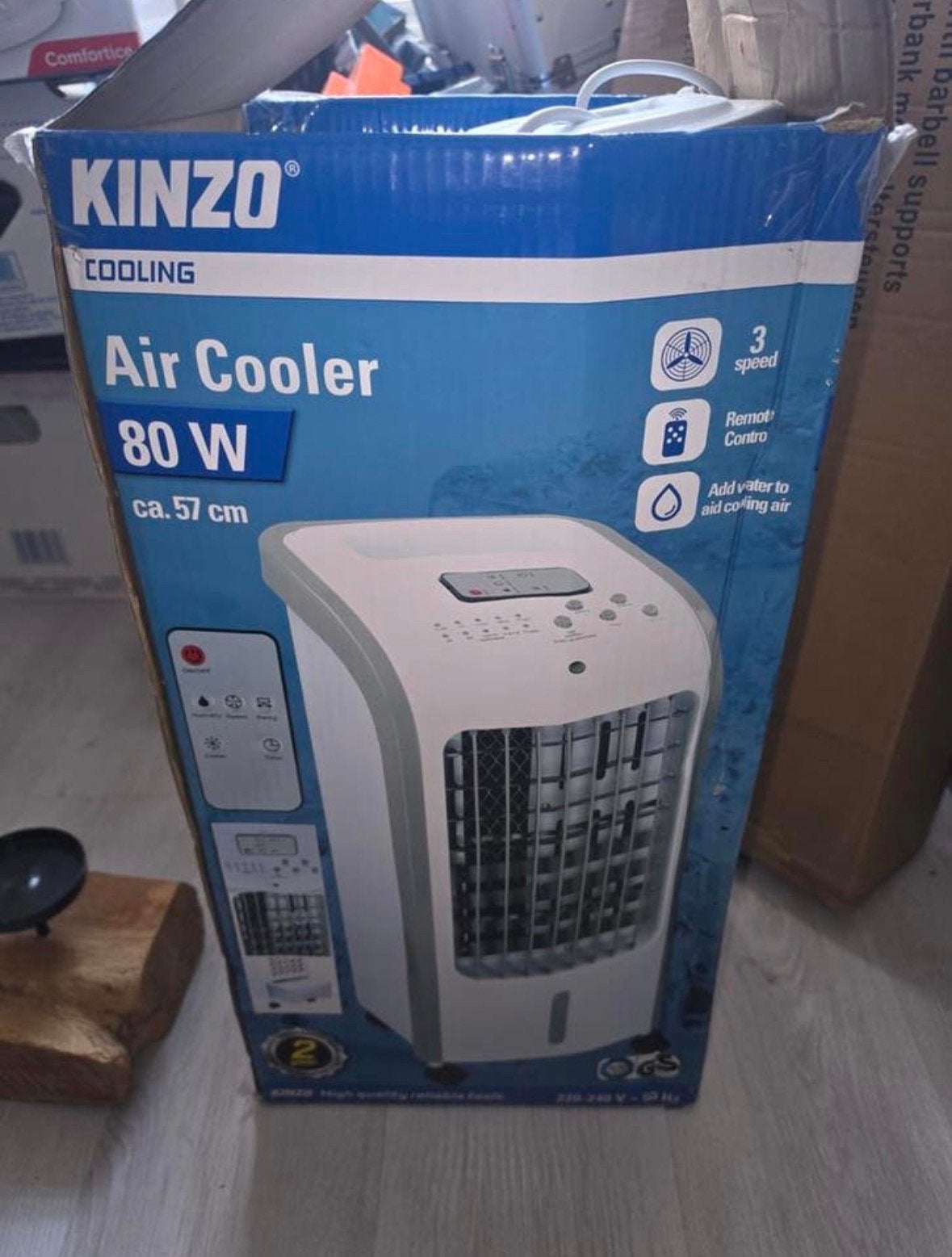 Nieuwe aircooler, Ophalen, Nieuw