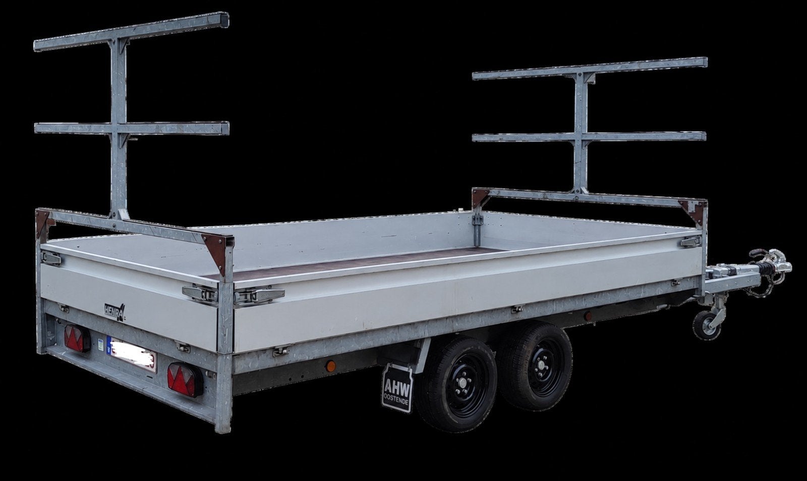 Henra aanhanger 4x1.8m 2700mtm, Ophalen, Zo goed als nieuw